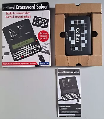 Lexibook Collins Bradfords Electronic Crossword Solver Game CR753EN #2 • £15