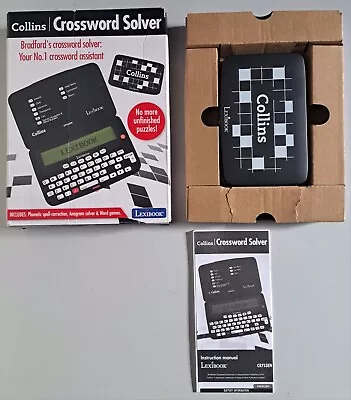 Lexibook Collins Bradfords Electronic Crossword Solver Game CR753EN #3 • £15