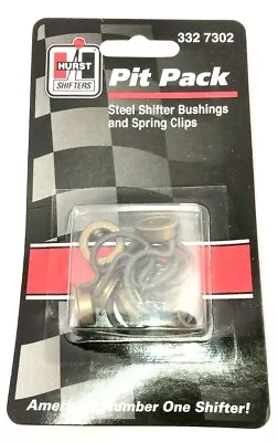 Hurst 3327302-Pit Pack Manual Transmission Steel Shifter Bushing W/ Spring Clips • $20.99