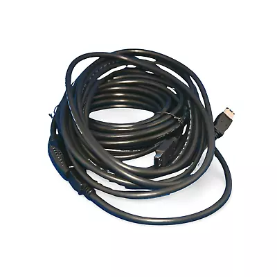 30ft FireWire Cable 6 Pin To 6 Pin Set 1394a 400mb Kit - Black • $43.95