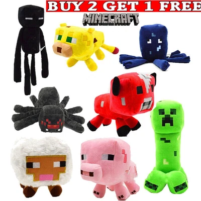 $8.99 • Buy MINECRAFT Creeper Enderman Filling Plush Toys Xmas Gifts My World Oversized DolL