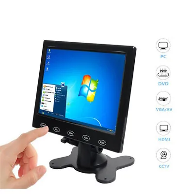 7 /9  HDMI Security Monitor Car Rearview Monitor Mini TV LCD Screen VGA Display • $47.69