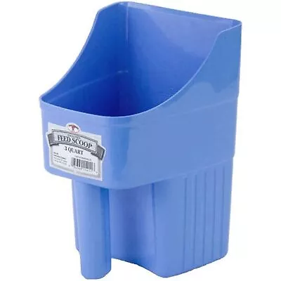 LITTLE GIANT Plastic Enclosed Feed Scoop (Berry Blue) Heavy Duty Durable • $21.97