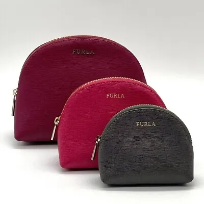 FURLA Cosmetic Pouch 3-piece Set Looks Like A Matryoshka A Rank • $110