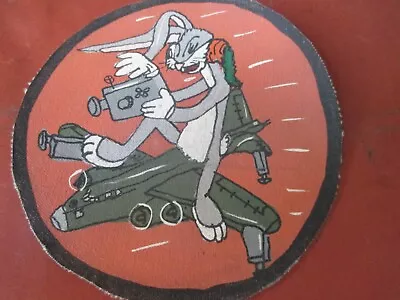 Wwii Usaaf Bugs Bunny B-17 11 Th Combat Mapping 2 Prg  Flight Jacket Patch (b) • $26