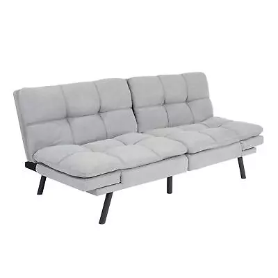 Memory Foam Futon Sofa Bed Couch Sleeper Convertible Foldable Loveseat FULL Size • $248.96