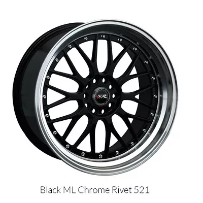 XXR Wheels Rim 521 18x10 5x114.3/5x120 ET25 73.1CB Black / ML • $213.10