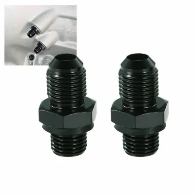 6AN-1/4 Transmission Oil Cooler Adapter Fitting GM Turbo 350 400 4L60E 200R 2pcs • $6.99