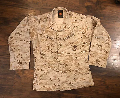 Usmc Marine Corp Desert Marpat Blouse Jacket Coat Medium Regular • $19.99