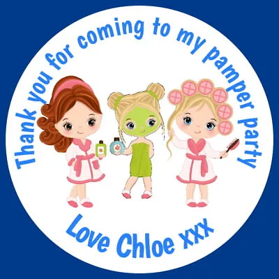 £2.60 • Buy Girls Make Up Pamper Spa Party  Personalised Gloss Birthday Party Stickers