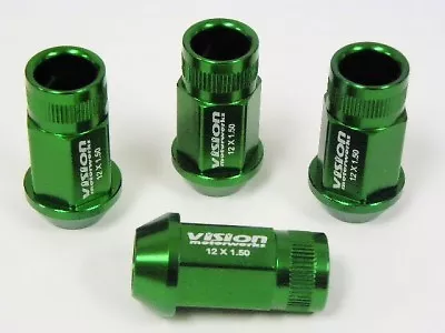 Fits For Dodge Charger Challenger Racing Lug Nuts 14x1.5 Green • $59.95