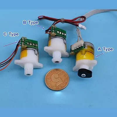 Micro Mini 15mm 2-Phase 4-Wire Precision Planetary Gearbox Gear Stepper Motor • $2.45