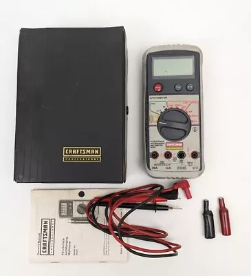 Craftsman Professional PC Interface AutoRanging Multimeter 82324 W/ Case & Leads • $29.95