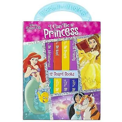 Disney Princess - I Can Be Princess My First Library Board Book Block 12-Book Se • £3.79