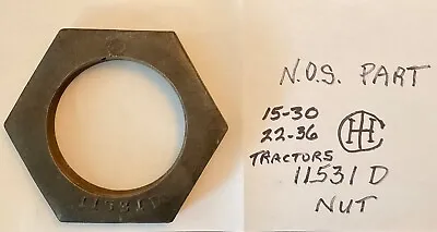 INTERNATIONAL HARVESTER IH NOS Vintage Part 11531D Flywheel Nut IHC 15-30 22-36 • $17.75