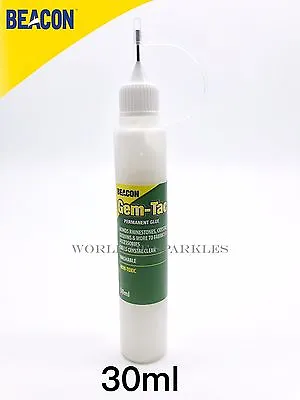 Gem-Tac Glue For Applying Swarovski Crystals In Needle Precision Tip Bottle UK • $18.62