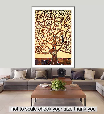 Klimt Gustav Tree Life A0 A1 A2 A3 A4  Poster Print For Glass Frame Art Painting • $35.99