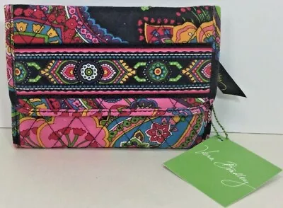 NEW Vera Bradley Symphony In Hue Euro Wallet 10874-033 Zip Around Fast Free Ship • $28.48