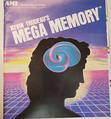 Kevin Trudeau's MEGA MEMORY Lessons Audio Cassette Tapes Workbook Pocket Guide • $10