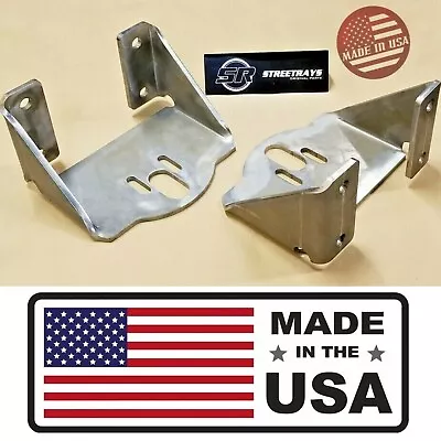 [SR] Rear Axle Upper Side Frame Bag Brackets Air Ride Suspension Weld-on (PAIR) • $47.17