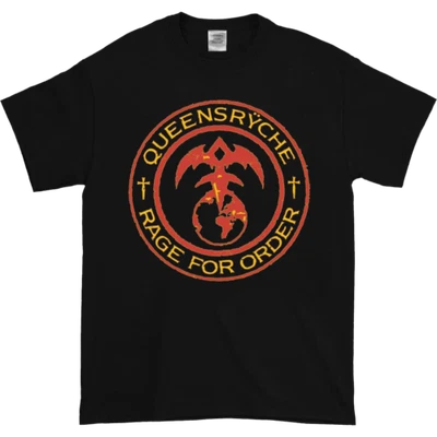 $9.10 • Buy Queensryche Rage For Order New Black T-shirt Full Size