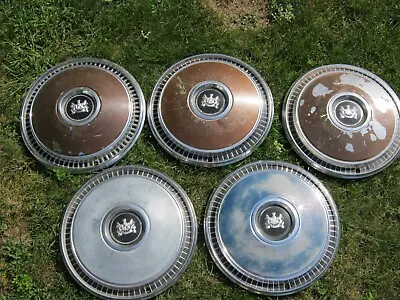 Genuine 1973 To 1978 Mercury Grand Marquis 15 Inch Hubcaps Wheel Covers Brown • $45