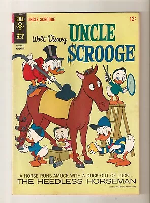 Walt Disney Uncle Scrooge #66 Gold Key Comic 1966 Carl Barks VG/FN • £19.79