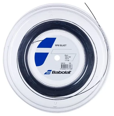 Babolat RPM BLAST 16G 1.30mm (black) 330ft 100m Reel Tennis String • $96