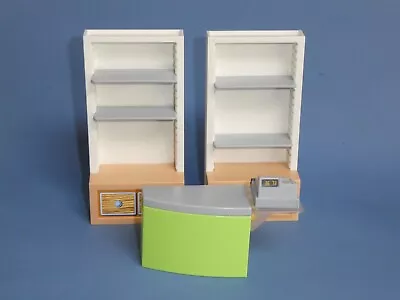 Playmobil  Shop Accessories Inserts - Till Shelves Counter - Cafe Bakers Grocers • £1.49