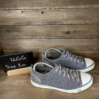 Womens Ugg Evera Gray Knit Lined Casual Sneakers Shoes Size 8 M GUC • £28.90