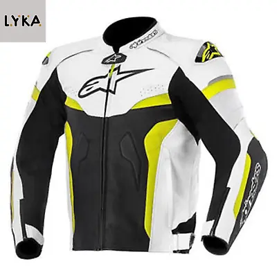Alpinestars Motorbike Racing Leather Jacket MotoGP Racing Real Leather Jacket • $209