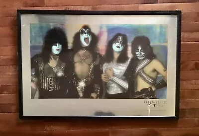 Rare Aucoin Kiss (Love Gun) 1997 Barry Levine Gallery Mylar Lithograph 25x37 • $200