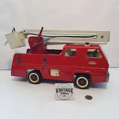 Vintage Tonka Toy. Fire Engine Snorkel. Pressed Steel 1970's. • $56.83