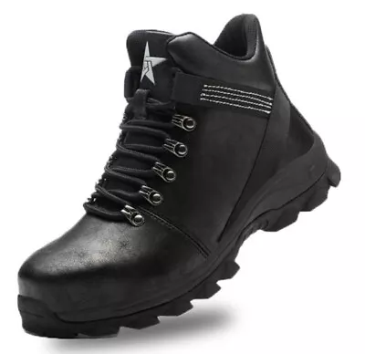 Bull Lockfeet Shoe® Steel Cap Toe Boots Safety Work Trainers • £35