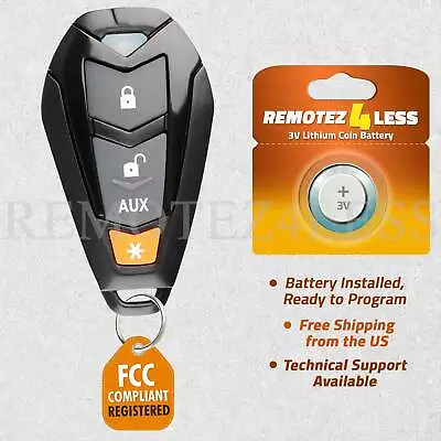 New Replacement Dei Viper 4 Button Keyless Remote Key Fob For EZSDEI7141 • $22.45