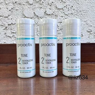 BRAND NEW Proactiv 2 Tone Revitalizing Toner 30ml/ 1.0 Oz Travel Size Bundle X3 • $15.99