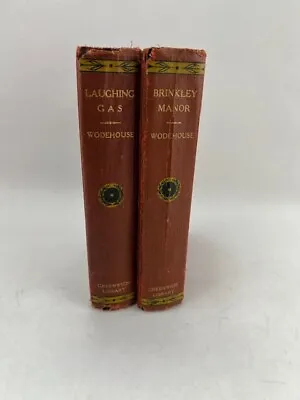 Lot Of 2 P.G. WODEHOUSE Vintage Greenwich Library Hardcovers • $11.95