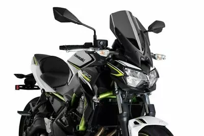 Puig Naked Touring Screen Windshield Dark Smoke Kawasaki Z 650 2020 - 2024 • £133