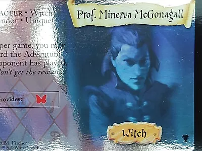 Prof. McGonagall Foil Harry Potter TCG / CCG Single Card RARE Near MINT - MINT • $20