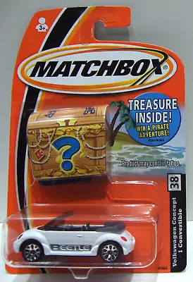 Matchbox  Treasure Chest  VW Concept 1 Convertible #38 NIP • $1.50