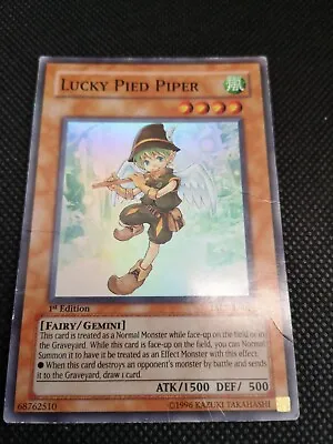 Yu-Gi-Oh! TCG Lucky Pied Piper Tactical Evolution TAEV-EN021 1st Edition... • £1.24