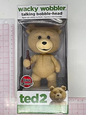 FUNKO Wacky Wobbler Talking Bobble-Head TED 2 Rated R Vinyl Figure SEE PICS E01 • $14.95