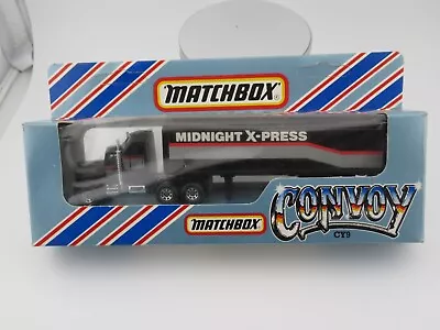 Matchbox Convoy CY9 Kenworth Midnight X-Press Express Box Die-Cast Truck NEW • $12