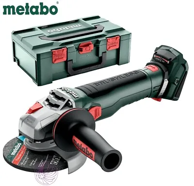 METABO WB 18 LT BL 11-125 QUICK CORDLESS ANGLE GRINDER 18v 125mm - 613054840 • £188.95