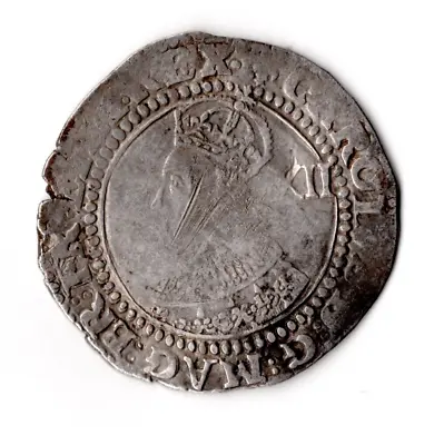 Charles I Shilling. MM Lis. Group A Bust 2. S2782. Hammered Silver. • £120