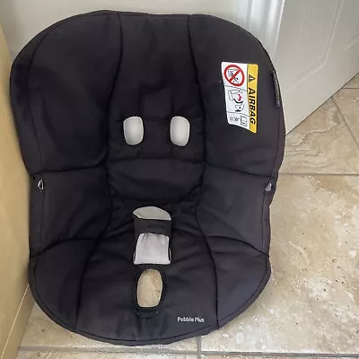 Genuine MAXI COSI Pebble Plus COVER Black Newborn Baby Car Seat Isize • £14.95