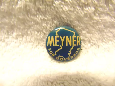 Vintage   Meyner For Governor - New Jersey 1954   Badge Button Pin Pinback 1.5  • $8