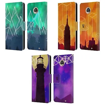 Head Case Designs Geometric Landscapes Leather Book Case For Motorola Phones • $18.95