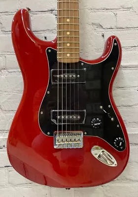 Fender Noventa Stratocaster Guitar Crimson Red Transparent - MIM - BSTOCK • $879.95