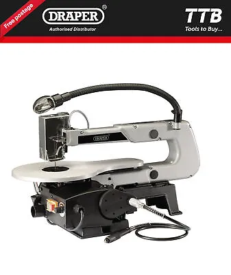 Draper Variable Speed Scroll Saw Flexible Drive Shaft Worklight 405mm 90W 22791 • £177.78